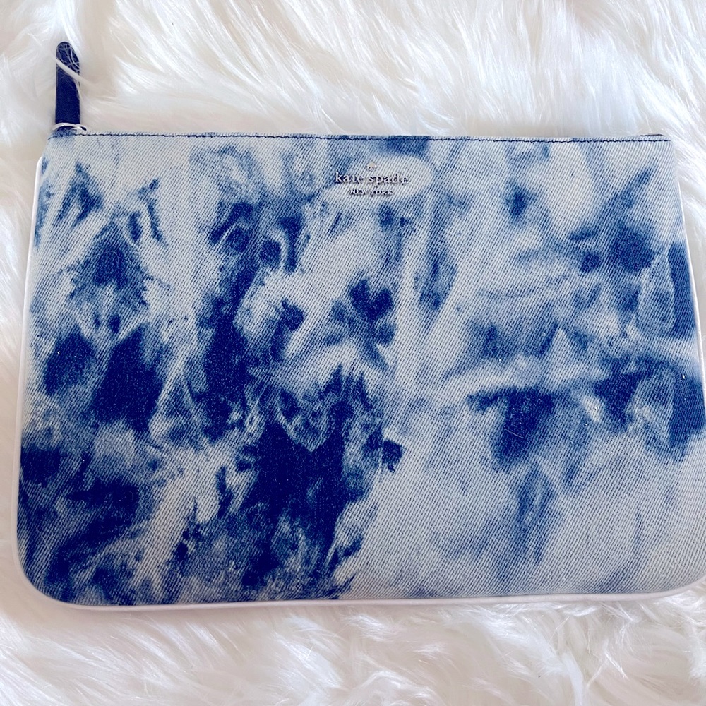 Kate Spade Denim Clutch